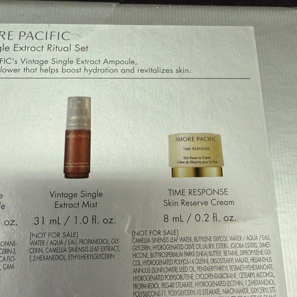 AMORE PACIFIC VINTAGE SINGLE EXTRACT RITUAL 5 Piece Set - New In Box - Picture 3 of 3